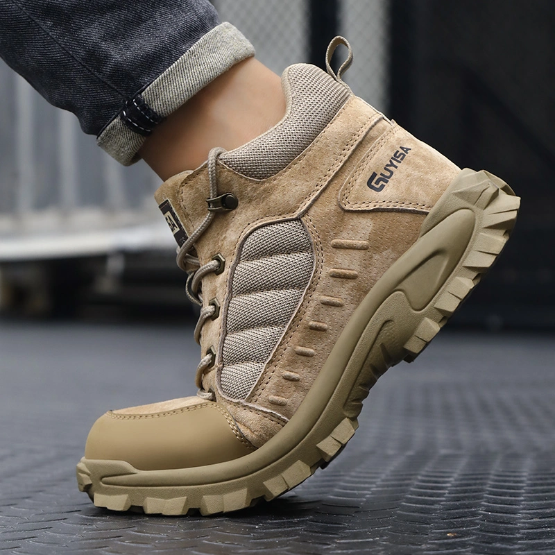 Comfortable fireproof steel toe shoes for the best work boots display picture 1