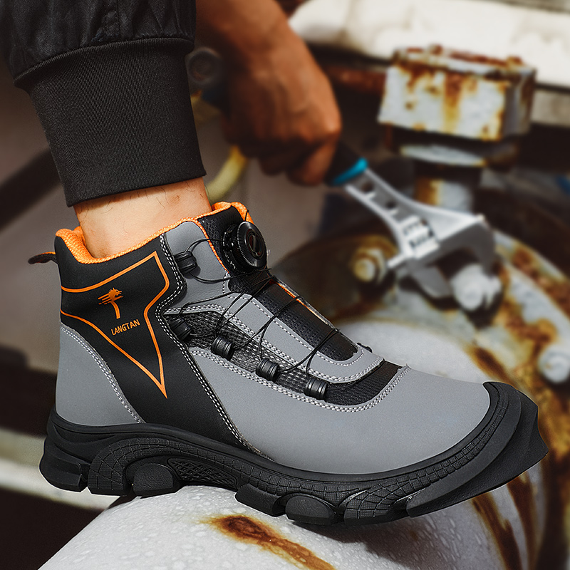 Waterproof Outdoor Hiking European Standard Steel Toe Safety Boots