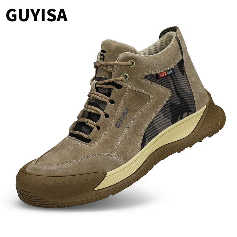 Hot selling fashion comfortable steel toe shoes for men