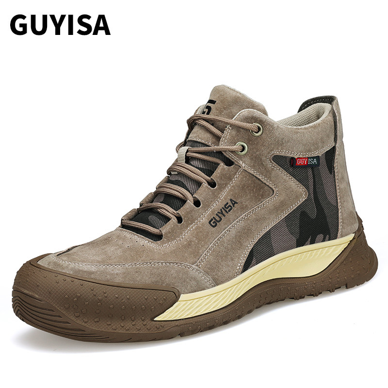 Hot selling fashion comfortable steel toe shoes for men