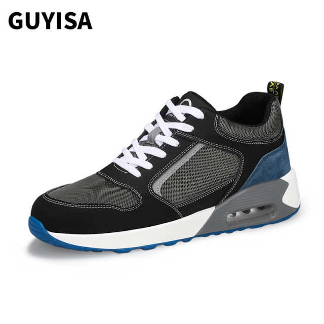 Air Cushioned Industrial Work Shoes Lightweight and Breathable Steel Toe Safety Shoes