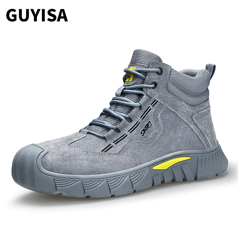 Fashionable wear-resistant steel toe shoes best work shoes