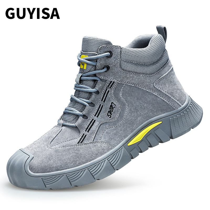 Fashionable wear-resistant steel toe shoes best work shoes