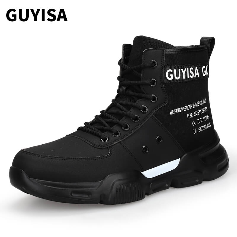 Guyisa 10kv Work High Quality Stylish Safety Shoes Men Steel Toe