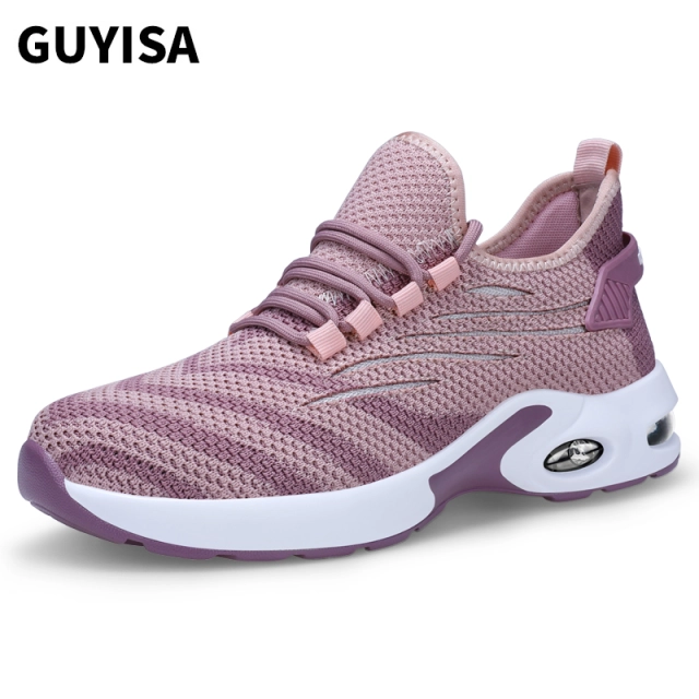 Lightweight air Cushion Breathable steel toe women display picture 3