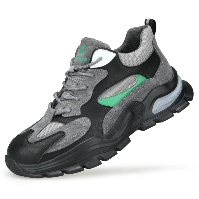 Can be customized fashion lightweight steel toe safety shoes