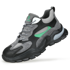 Can be customized fashion lightweight steel toe safety shoes