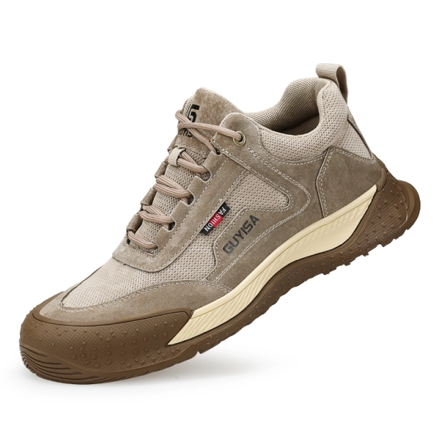 New fashion and comfortable men's steel head shoes safety shoes