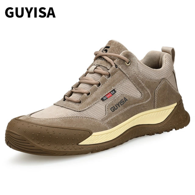 New fashion and comfortable men's steel head shoes safety shoes