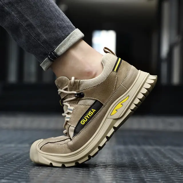 New Safety Boots Anti -Stamdamed Plel Portee Safety Boots