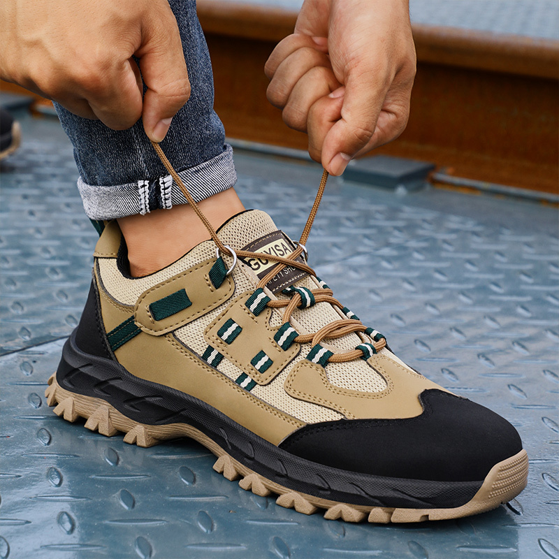New safety shoes can accept custom outdoor hiking steel toe safety shoes