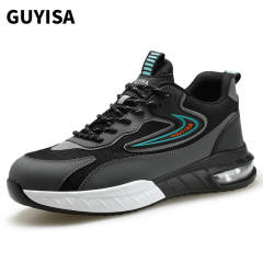 Lightweight safety shoes can accept custom European standard steel toe safety shoes