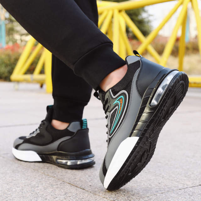 Lightweight safety shoes can accept custom European standard steel toe safety shoes