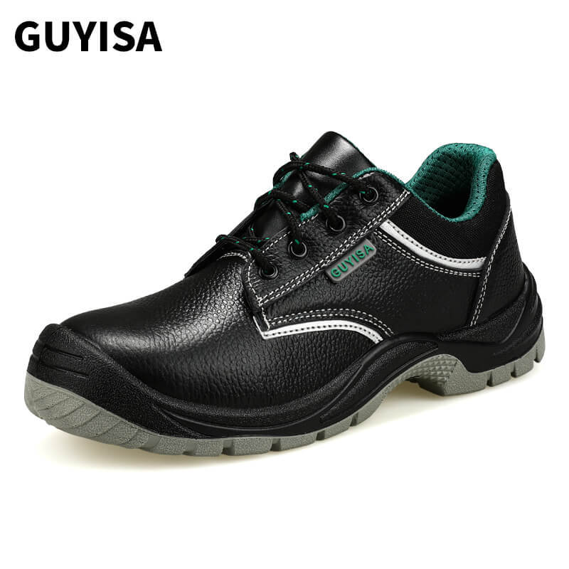 Local shipment in Mexico Work shoes outdoor waterproof wear resistant rubber soled steel toes