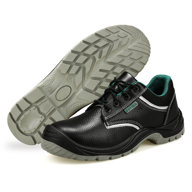 Local shipment in Mexico Work shoes outdoor waterproof wear resistant rubber soled steel toes