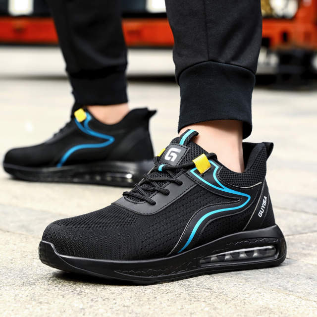 Summer Safety Shoes Breathable European standard steel toe safety work shoes