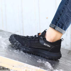 Men's safety shoes manufacturers direct European standard steel toe safety shoes