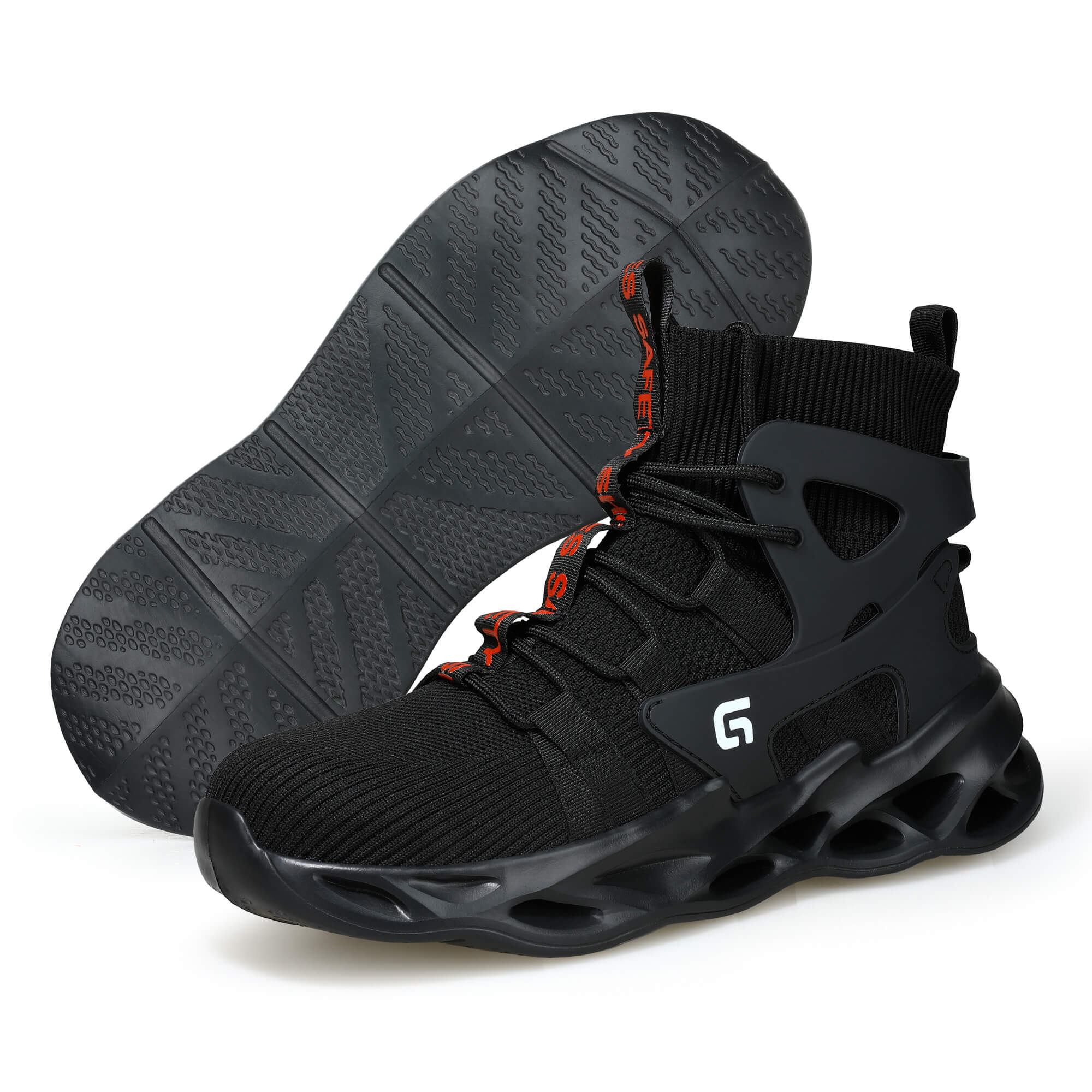 Lightweight safety shoes can accept custom European standard steel toe safety shoes