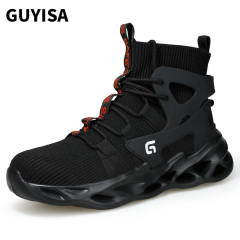 Lightweight safety shoes can accept custom European standard steel toe safety shoes