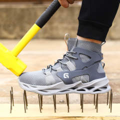Sports safety shoes Light breathable European standard steel toe safety shoes