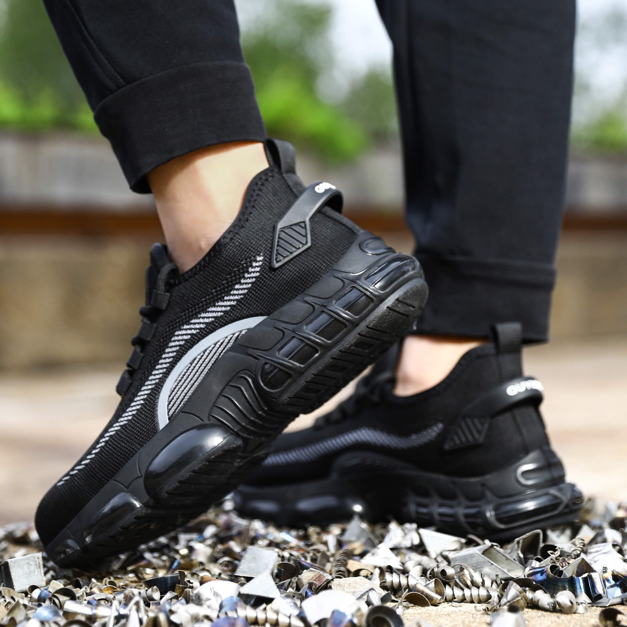 Factory direct safety shoes outdoor sports European standard steel toe safety shoes