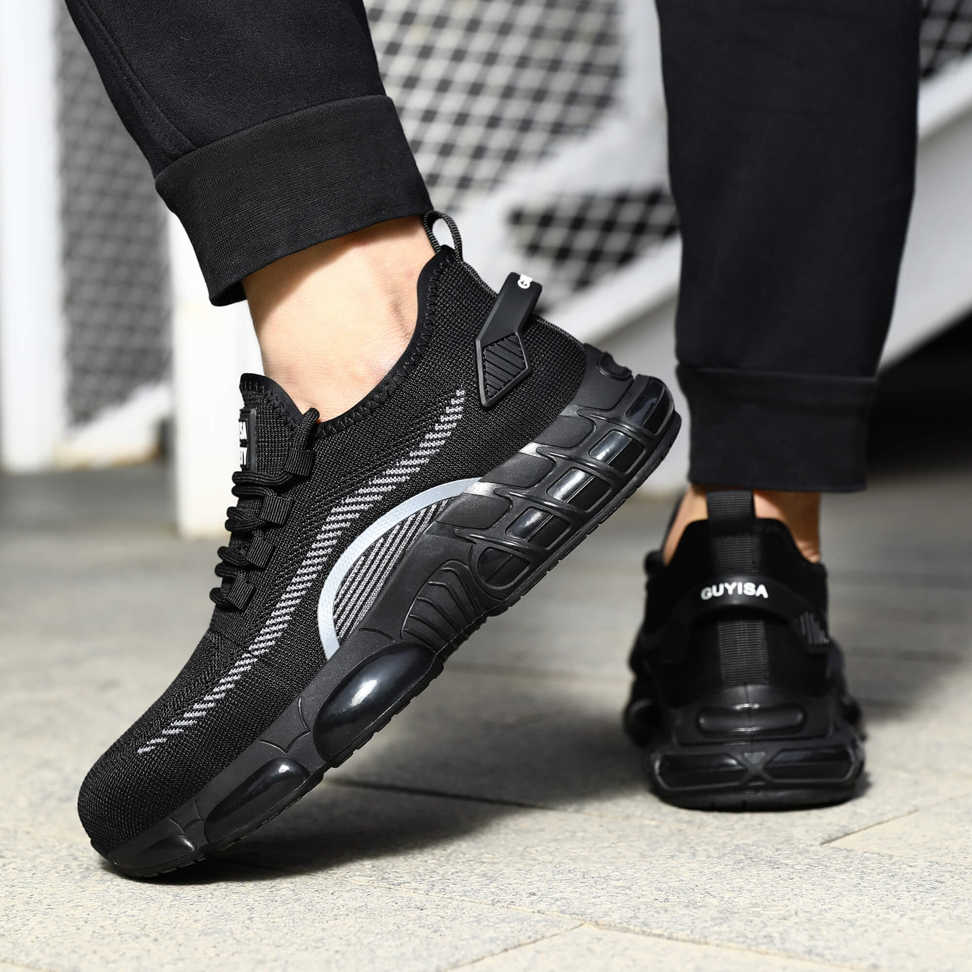 Factory direct safety shoes outdoor sports European standard steel toe safety shoes