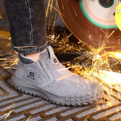 New safety shoes factory work anti-scalding European standard steel toe safety shoes