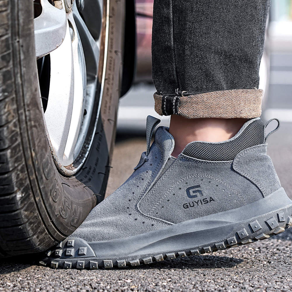 New safety shoes factory work anti-scalding European standard steel toe safety shoes