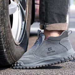 New safety shoes factory work anti-scalding European standard steel toe safety shoes