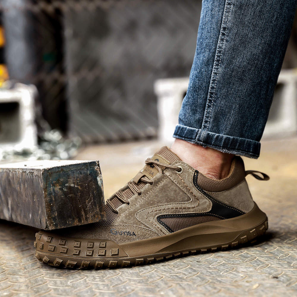 Anti-scalding safety shoes industrial protection European standard steel toe safety shoes