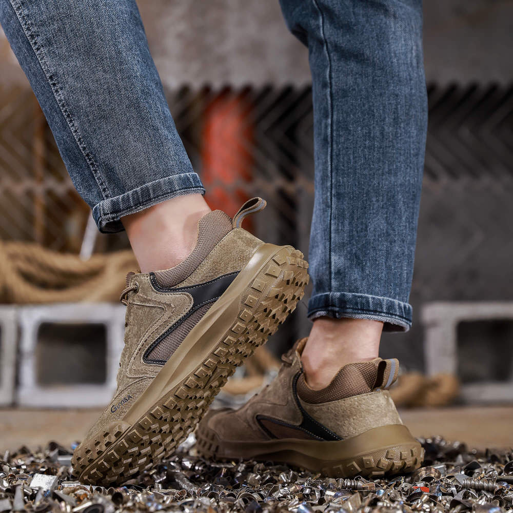 Anti-scalding safety shoes industrial protection European standard steel toe safety shoes