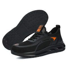 Breathable safety shoes Fashion European standard steel toe sports safety shoes