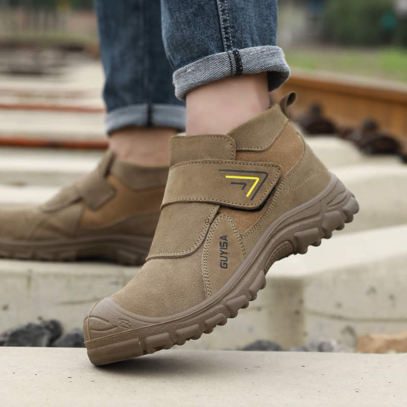 Anti-scalding safety shoes industrial protection European standard steel toe safety shoes