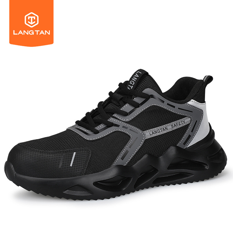 Super light comfortable outdoor hiking steel toe work boots