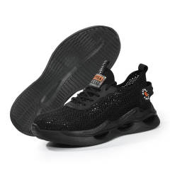 Summer safety shoes European standard steel toe ultra light safety shoes