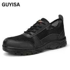Non-slip safety shoes European standard steel toe breathable safety shoes