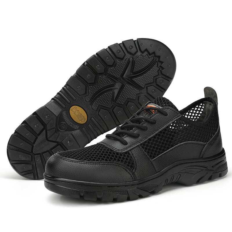 Non-slip safety shoes European standard steel toe breathable safety shoes