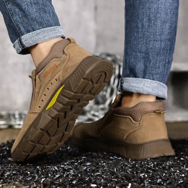Fashion safety boots Welders anti-ironing safety work boots