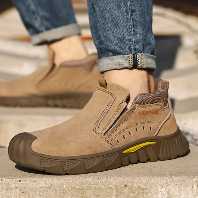 Fashion safety boots Welders anti-ironing safety work boots