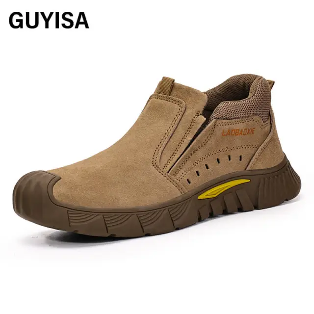 Fashion safety boots Welders anti-ironing safety work boots