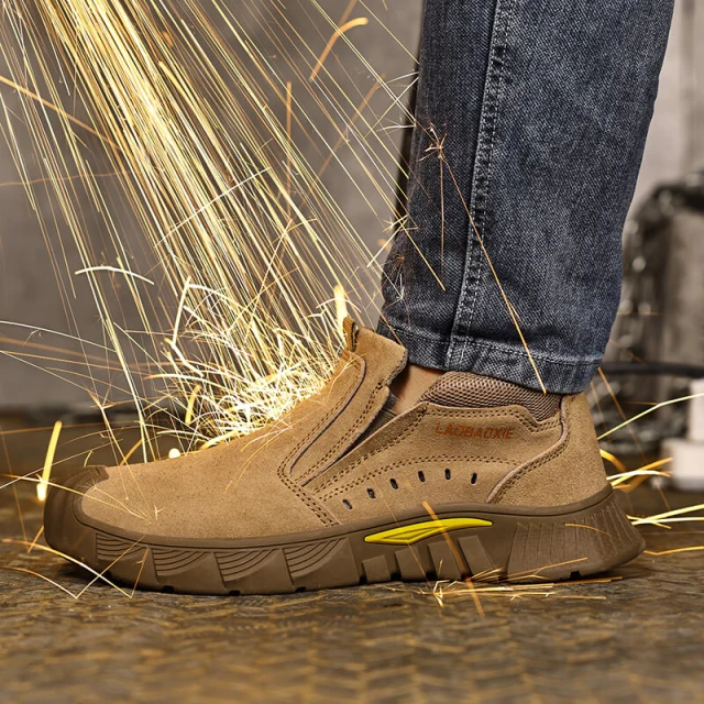 Fashion safety boots Welders anti-ironing safety work boots