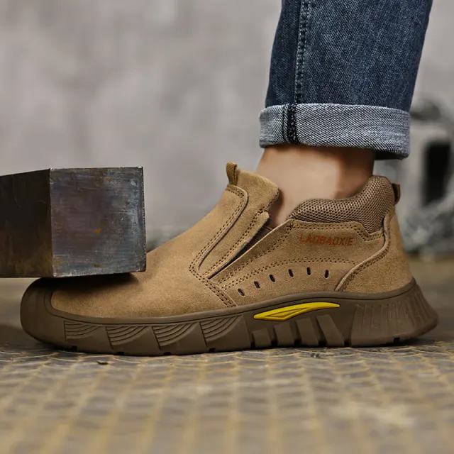Fashion safety boots Welders anti-ironing safety work boots