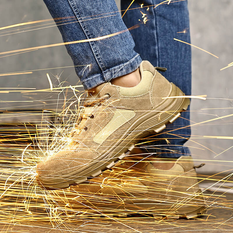 Fashion safety boots Welders anti-ironing safety work boots