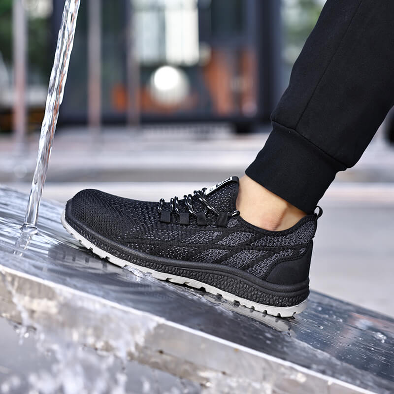 Anti-puncture safety shoes European standard steel toe safety work shoes