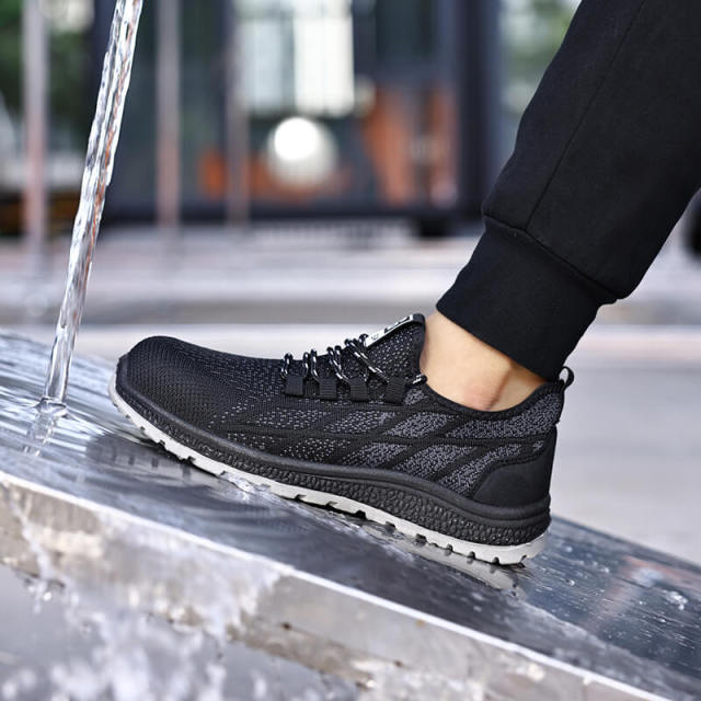 Anti-puncture safety shoes European standard steel toe safety work shoes