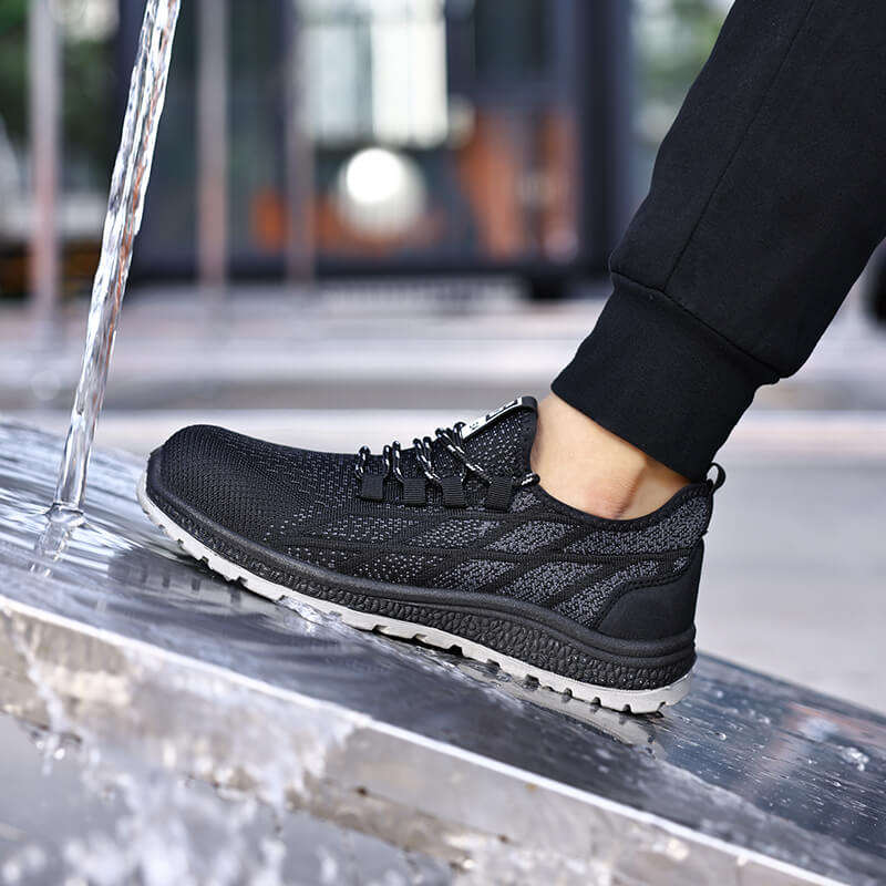 Anti-puncture safety shoes European standard steel toe safety work shoes