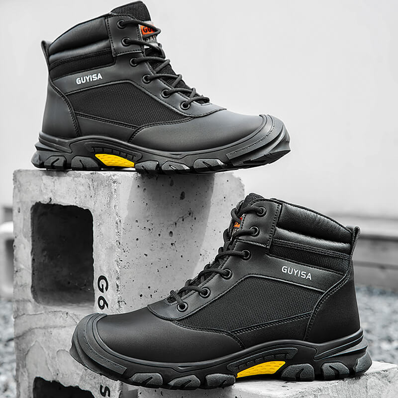 Waterproof safety boots Lightweight safety boots for construction sites
