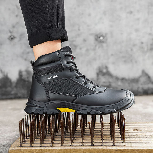 Waterproof safety boots Lightweight safety boots for construction sites