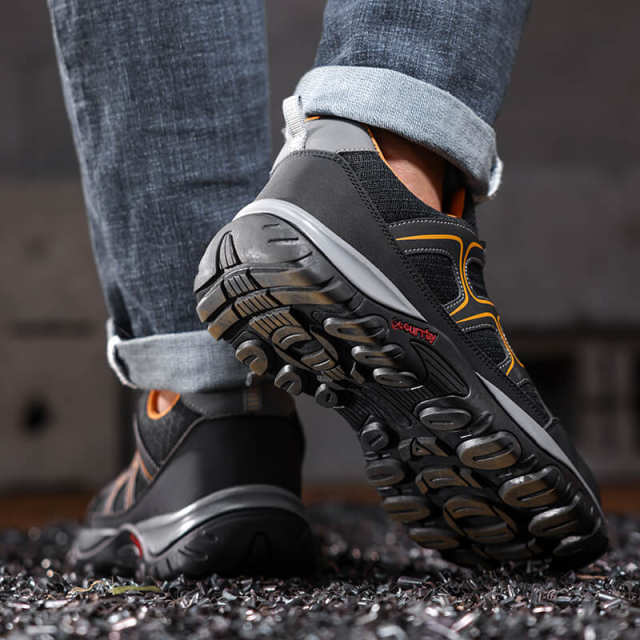 Hiking safety shoes Outdoor sports European standard steel toe safety shoes