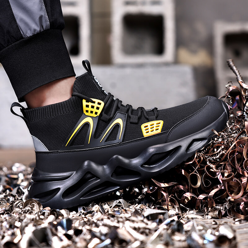 Lightweight safety shoes Outdoor sports steel toe safety shoes